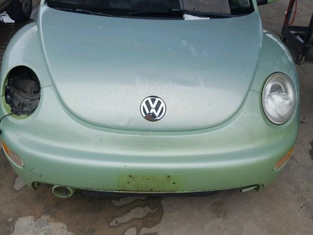 3VWCB21C61M452249 - 2001 VOLKSWAGEN NEW BEETLE GREEN photo 7