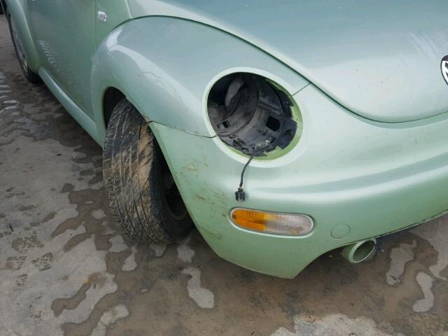 3VWCB21C61M452249 - 2001 VOLKSWAGEN NEW BEETLE GREEN photo 9