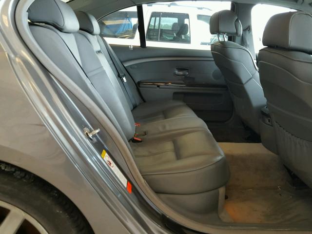 WBAGN63423DR16464 - 2003 BMW 745 LI GRAY photo 6