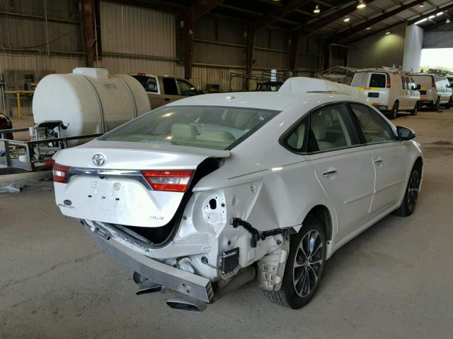 4T1BK1EB4HU264826 - 2017 TOYOTA AVALON XLE WHITE photo 4