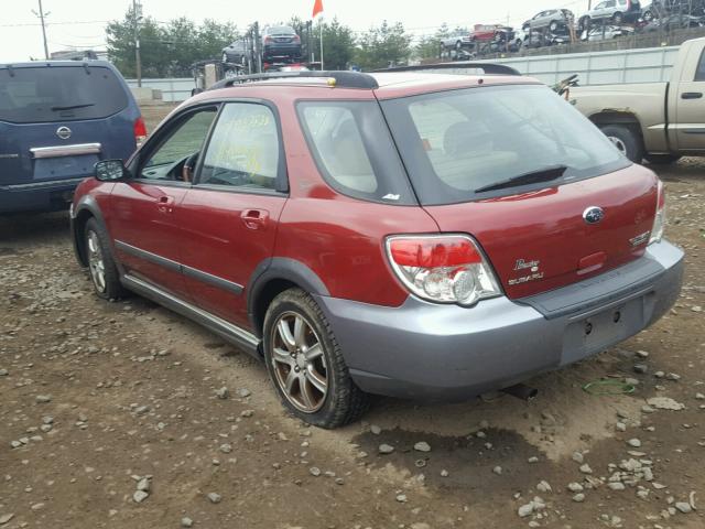 JF1GG63677H807453 - 2007 SUBARU IMPREZA OU RED photo 3