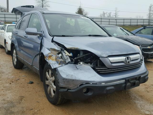 JHLRE38758C014453 - 2008 HONDA CR-V EXL BLUE photo 1