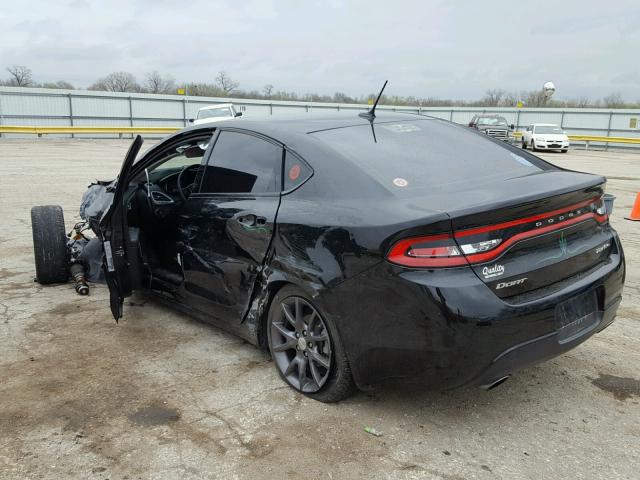 1C3CDFFH7GD823257 - 2016 DODGE DART SXT S BLACK photo 3