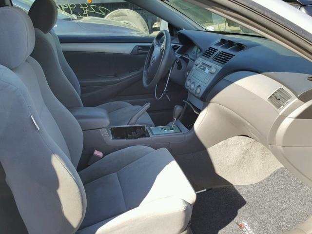 4T1CA38P95U063588 - 2005 TOYOTA CAMRY SOLA SILVER photo 5