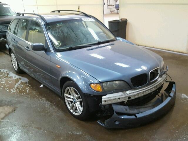 WBAEP33412PE91352 - 2002 BMW 325 XIT BLUE photo 1