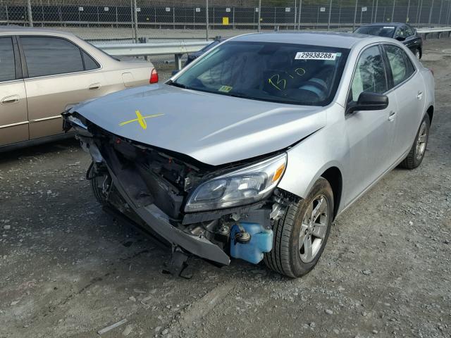 1G11B5SL8EF193580 - 2014 CHEVROLET MALIBU LS SILVER photo 2
