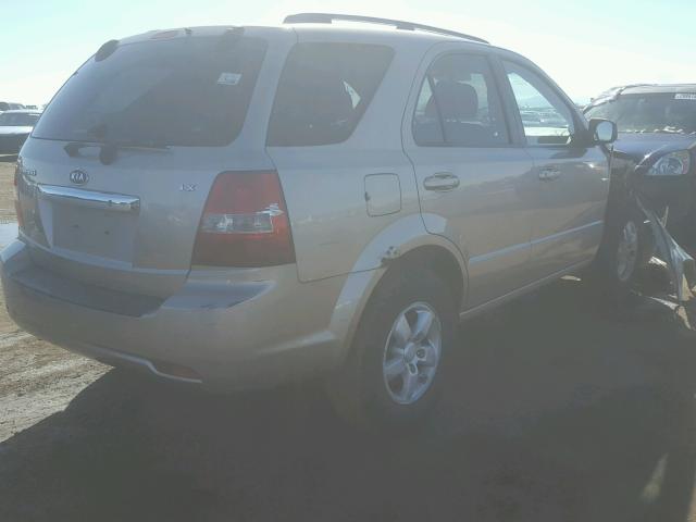 KNDJC735085765557 - 2008 KIA SORENTO EX GOLD photo 4