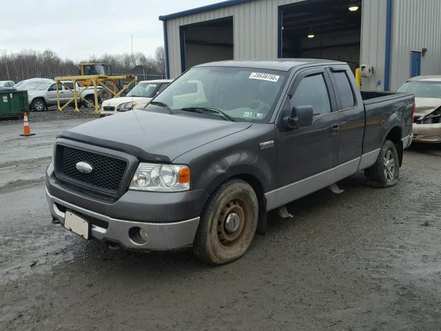 1FTPX14586NA49870 - 2006 FORD F150 GRAY photo 2