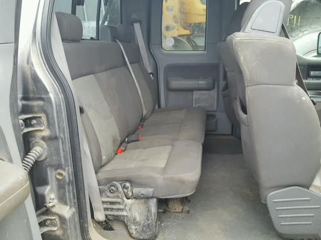 1FTPX14586NA49870 - 2006 FORD F150 GRAY photo 6