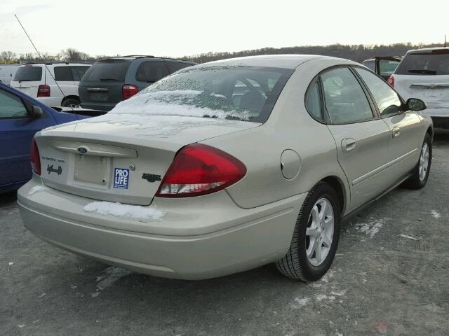 1FAFP56U97A207056 - 2007 FORD TAURUS TAN photo 4