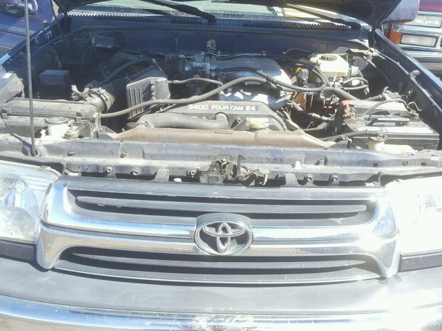 JT3GN86R510180439 - 2001 TOYOTA 4RUNNER SR BLUE photo 7