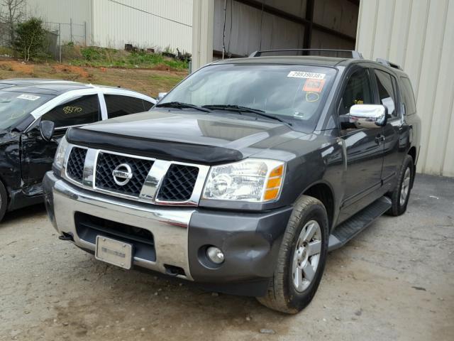 5N1AA08B34N714541 - 2004 NISSAN ARMADA SE GRAY photo 2