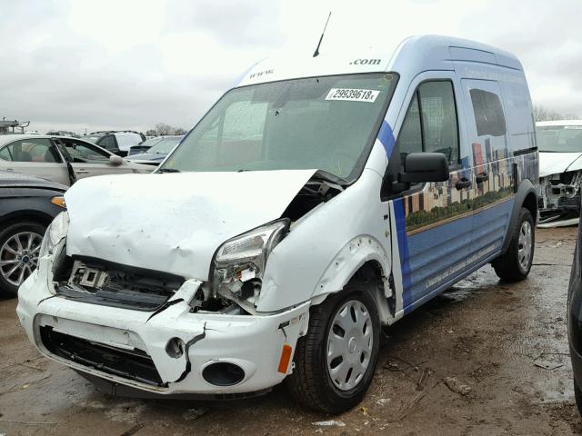 NM0LS6BN6DT166155 - 2013 FORD TRANSIT CO WHITE photo 2