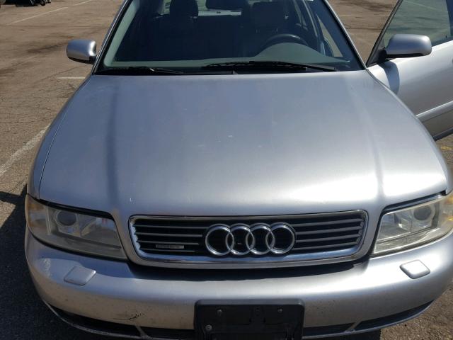 WAUDC68D71A040474 - 2001 AUDI A4 1.8T QU SILVER photo 7