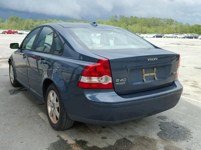 YV1MS382162200606 - 2006 VOLVO S40 2.4I BLUE photo 3