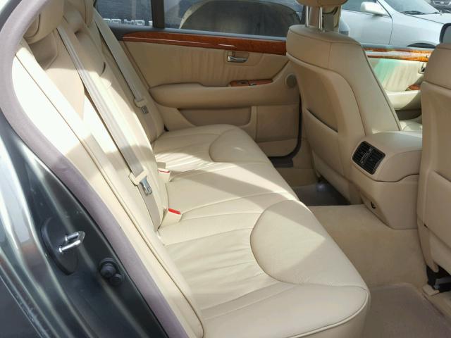 JTHBN36F255007922 - 2005 LEXUS LS 430 GREEN photo 6