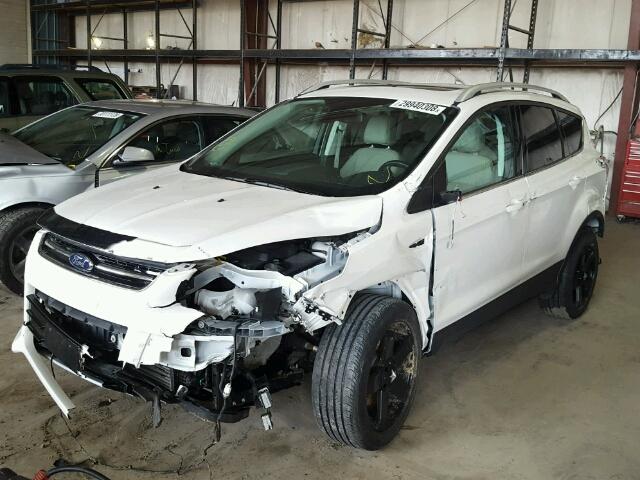 1FMCU9JX0EUA38406 - 2014 FORD ESCAPE TIT WHITE photo 2