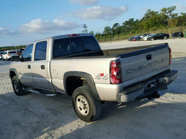 1GCHK23D97F154656 - 2007 CHEVROLET SILVERADO SILVER photo 3