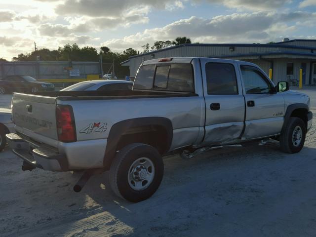 1GCHK23D97F154656 - 2007 CHEVROLET SILVERADO SILVER photo 4