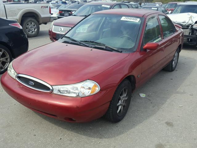 1FAFP66L5YK101485 - 2000 FORD CONTOUR SE BURGUNDY photo 2