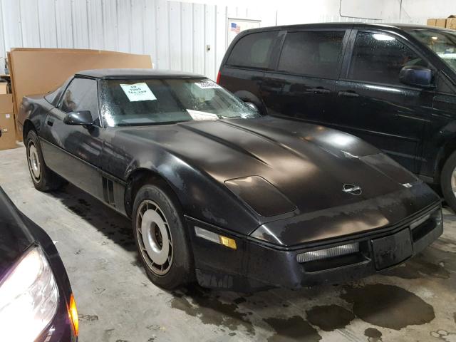 1G1YY0785F5135602 - 1985 CHEVROLET CORVETTE BLACK photo 1