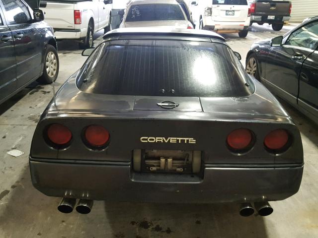 1G1YY0785F5135602 - 1985 CHEVROLET CORVETTE BLACK photo 6