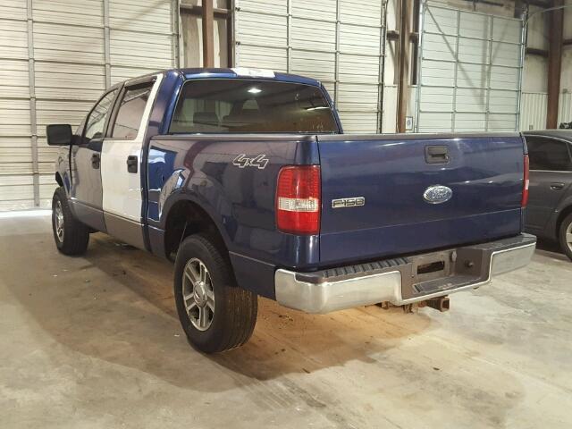 1FTPW14V47FA79396 - 2007 FORD F150 SUPER BLUE photo 3