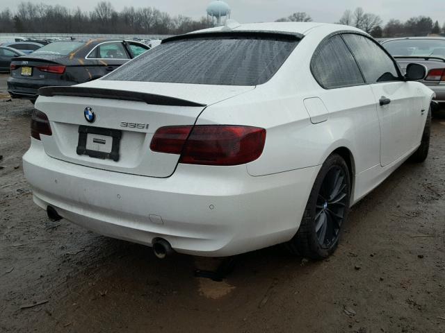 WBAKF9C51BE619003 - 2011 BMW 335 XI WHITE photo 4