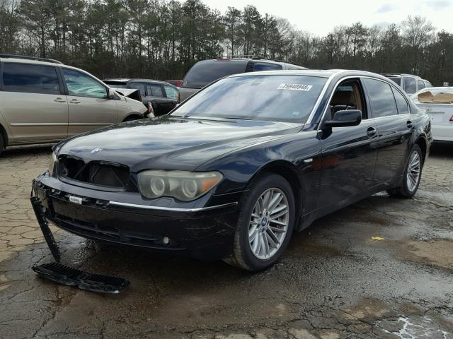 WBAGN635X5DS56427 - 2005 BMW 745 LI BLACK photo 2