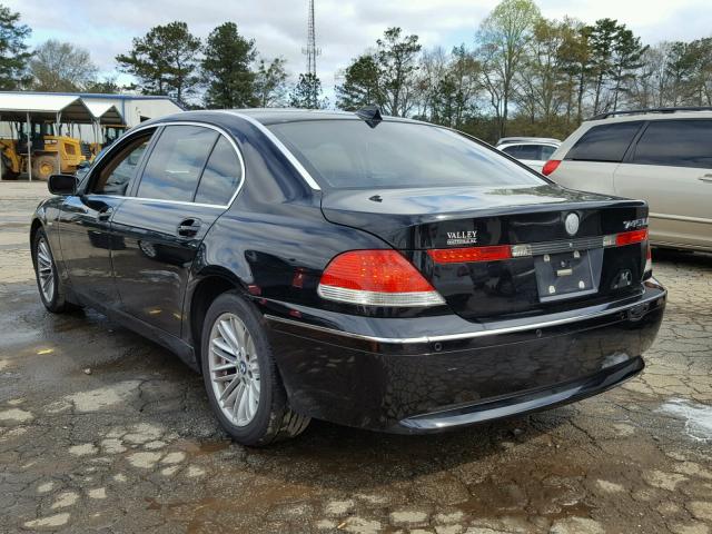 WBAGN635X5DS56427 - 2005 BMW 745 LI BLACK photo 3