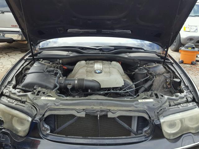 WBAGN635X5DS56427 - 2005 BMW 745 LI BLACK photo 7