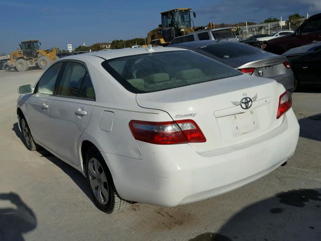 4T1BE46K48U751869 - 2008 TOYOTA CAMRY CE WHITE photo 3