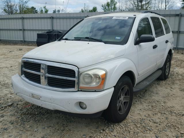 1D4HB48D94F227690 - 2004 DODGE DURANGO SL WHITE photo 2