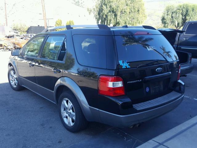 1FMDK02177GA35231 - 2007 FORD FREESTYLE BLACK photo 3