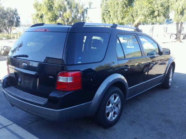 1FMDK02177GA35231 - 2007 FORD FREESTYLE BLACK photo 4