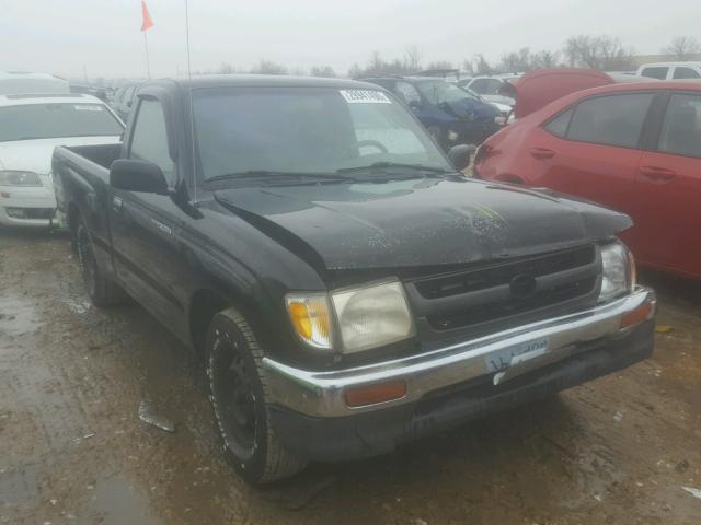 4TANL42N7VZ287767 - 1997 TOYOTA TACOMA BLACK photo 1