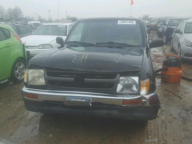 4TANL42N7VZ287767 - 1997 TOYOTA TACOMA BLACK photo 7