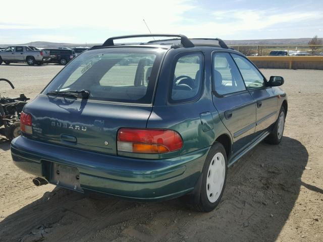 JF1GF4357YG803683 - 2000 SUBARU IMPREZA L GREEN photo 4