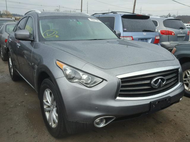 JN8CS1MW7EM411105 - 2014 INFINITI QX70 GRAY photo 1