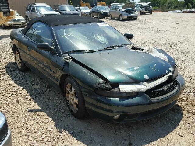 3C3EL55H2XT568356 - 1999 CHRYSLER SEBRING JX GREEN photo 1