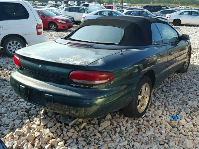 3C3EL55H2XT568356 - 1999 CHRYSLER SEBRING JX GREEN photo 4