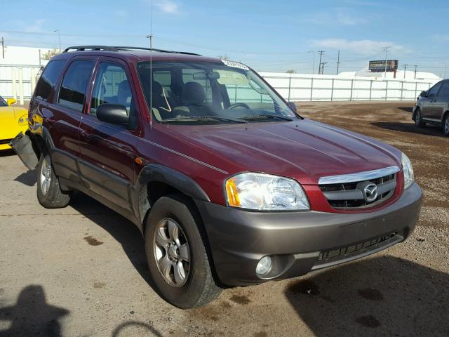 4F2CZ94184KM29861 - 2004 MAZDA TRIBUTE LX MAROON photo 1