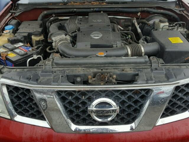 5N1AR18W75C780203 - 2005 NISSAN PATHFINDER RED photo 7