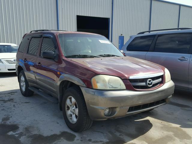 4F2CZ04114KM13433 - 2004 MAZDA TRIBUTE LX MAROON photo 1