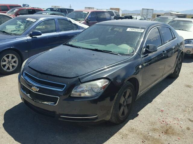 1G1ZF57548F292869 - 2008 CHEVROLET MALIBU HYB BLACK photo 2