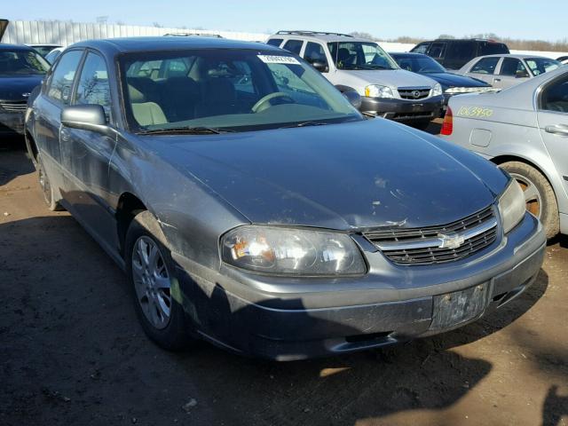 2G1WF52EX59170967 - 2005 CHEVROLET IMPALA GRAY photo 1