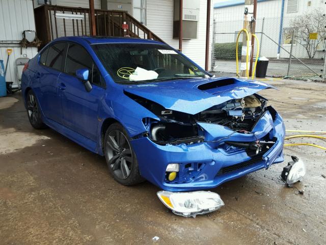 JF1VA1E65H8811284 - 2017 SUBARU WRX PREMIU BLUE photo 1