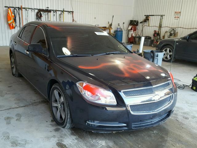 1G1ZC5E04CF159859 - 2012 CHEVROLET MALIBU 1LT BLACK photo 1
