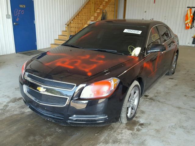 1G1ZC5E04CF159859 - 2012 CHEVROLET MALIBU 1LT BLACK photo 2