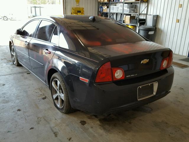 1G1ZC5E04CF159859 - 2012 CHEVROLET MALIBU 1LT BLACK photo 3